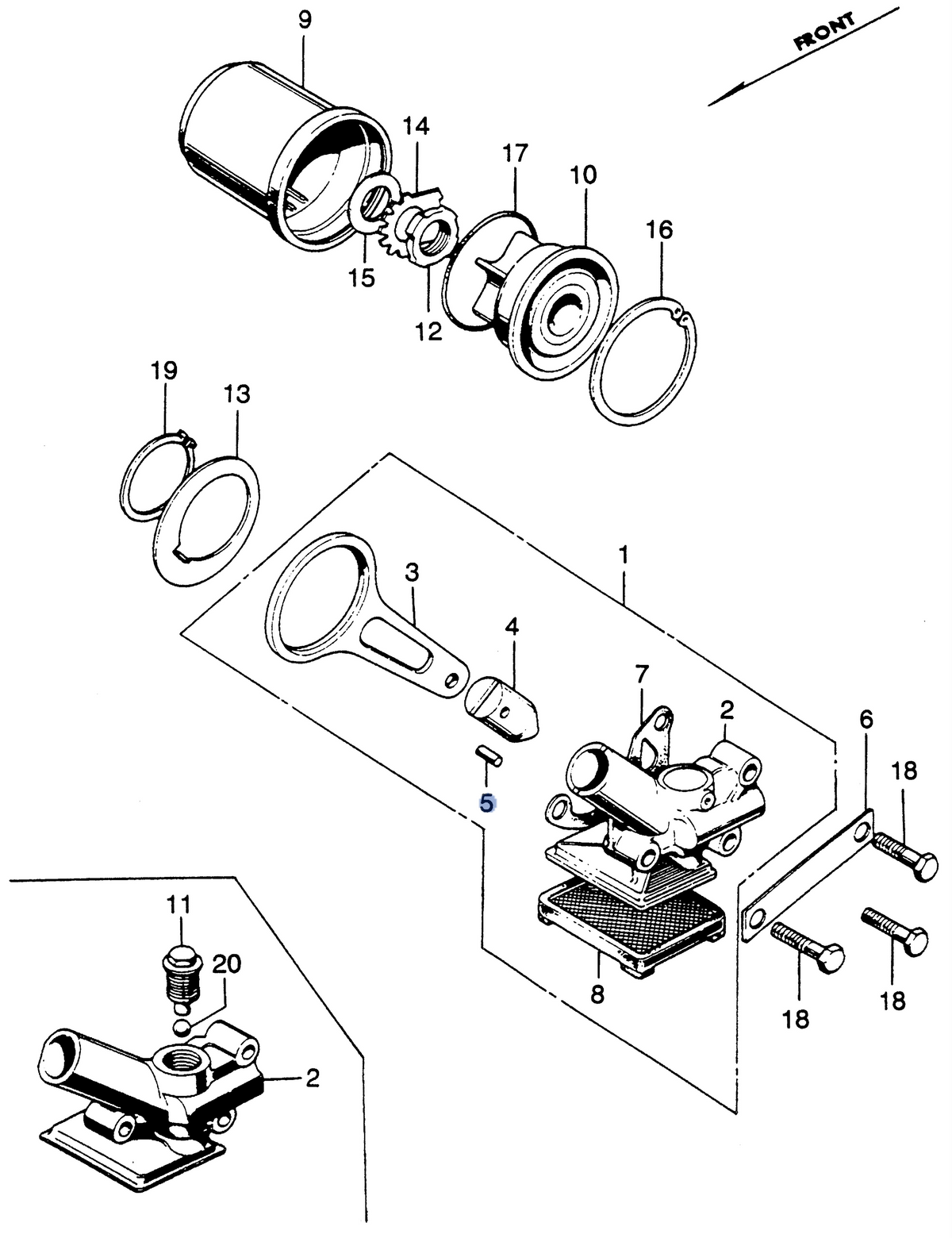 Honda OEM part 15210-283-000