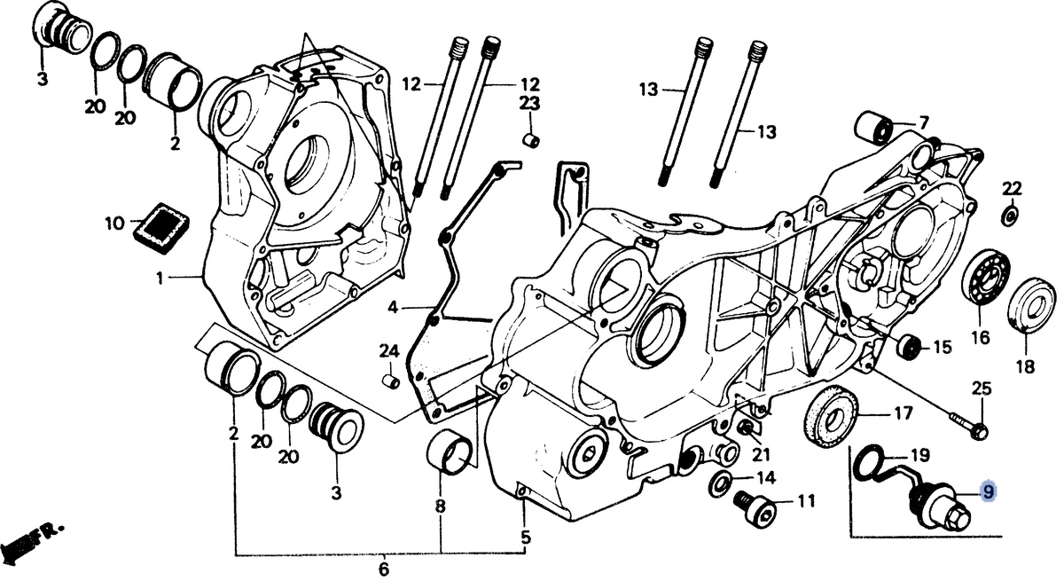 Honda OEM part 15210-GE0-711