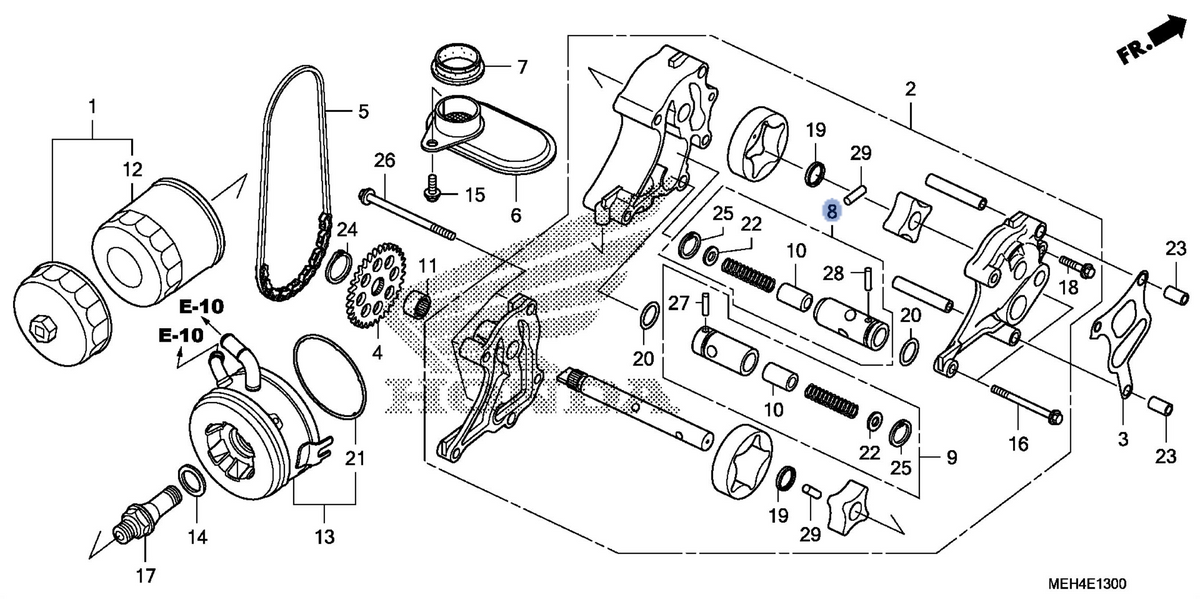 Honda OEM part 15220-HN7-010