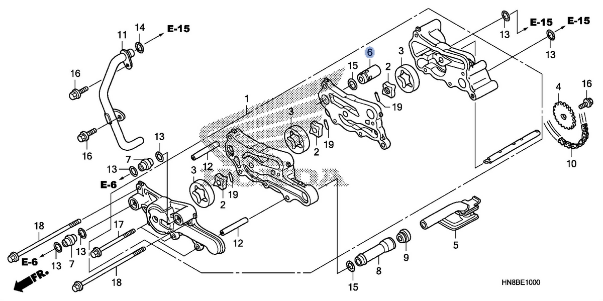 Honda OEM part 15220-HN8-000