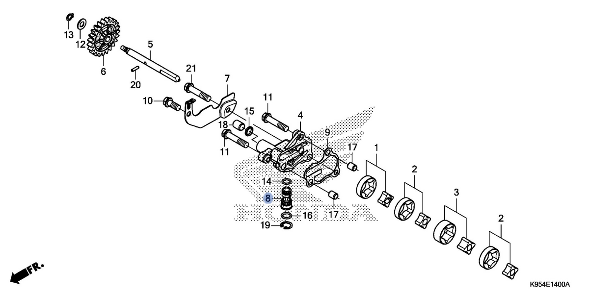 Honda OEM part 15220-K95-A40