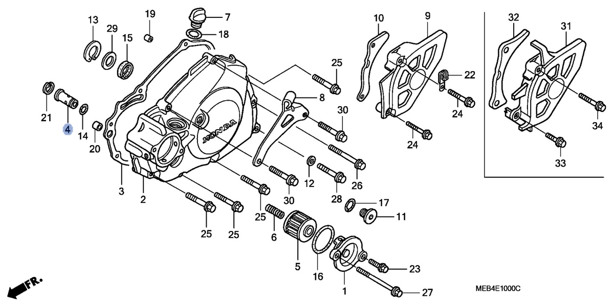 Honda OEM part 15220-MEB-670