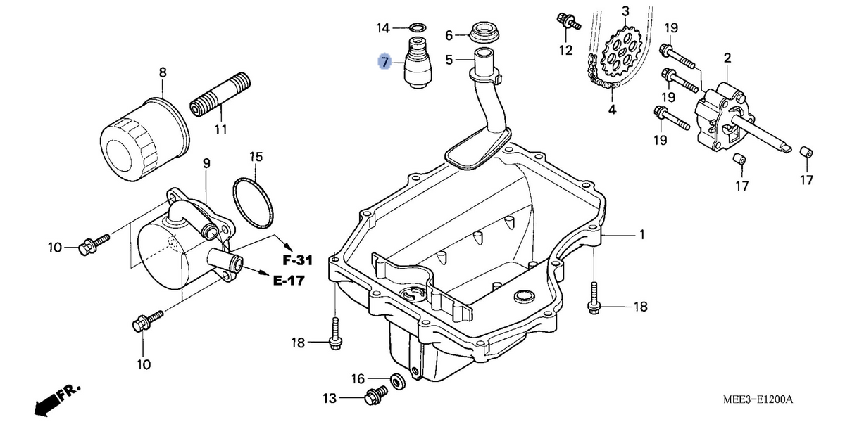 Honda OEM part 15220-MEE-000