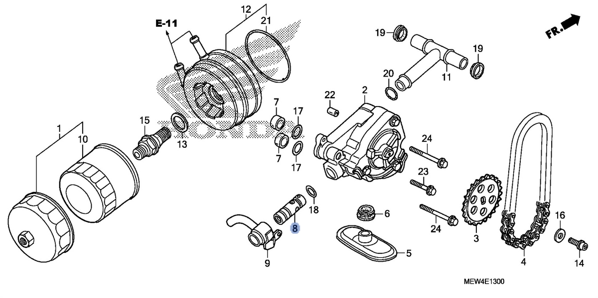 Honda OEM part 15220-MEW-920