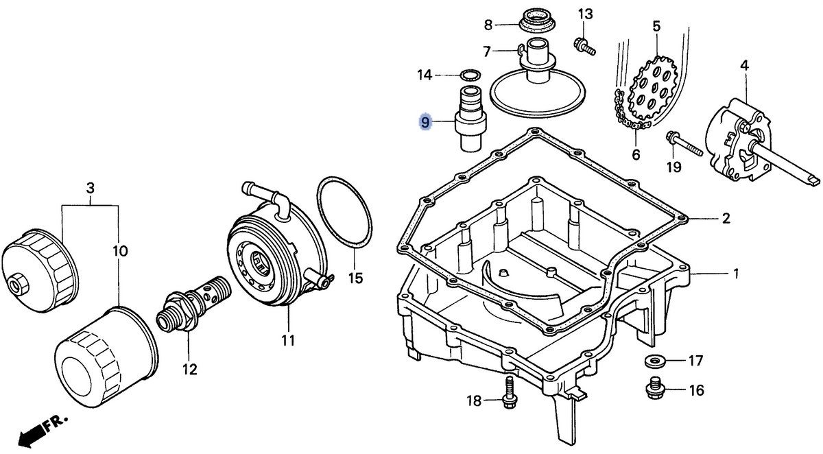 Honda OEM part 15220-MW0-000