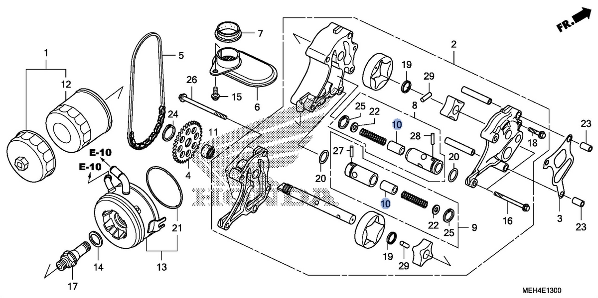 Honda OEM part 15231-413-020