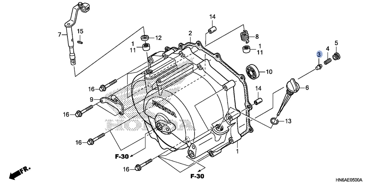 Honda OEM part 15231-HM3-670