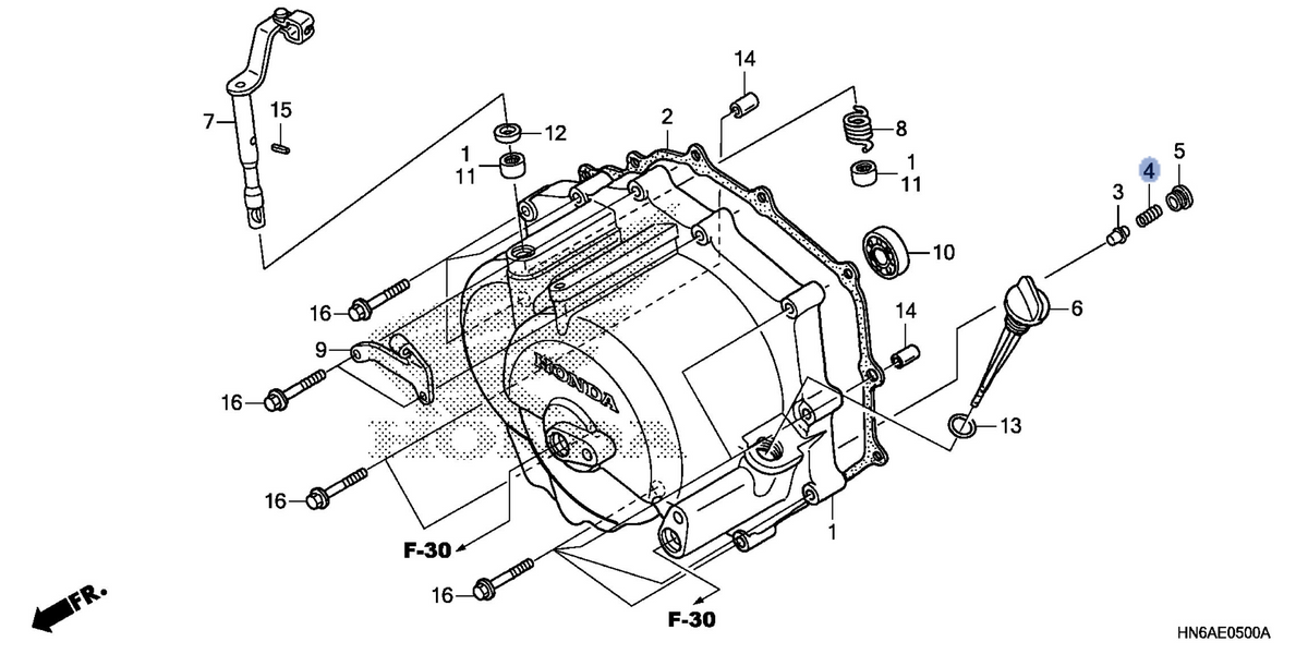 Honda OEM part 15232-HM3-670