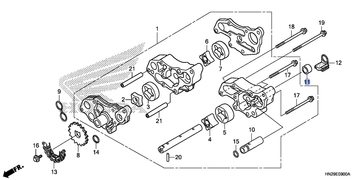 Honda OEM part 15234-HN2-000