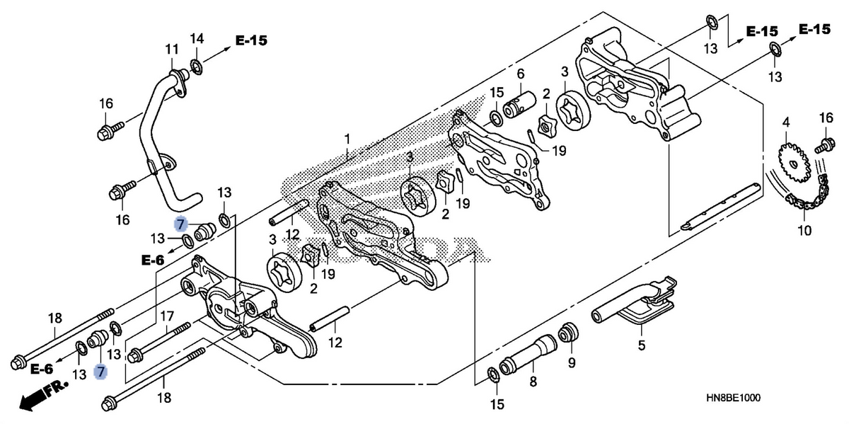 Honda OEM part 15235-HN2-000