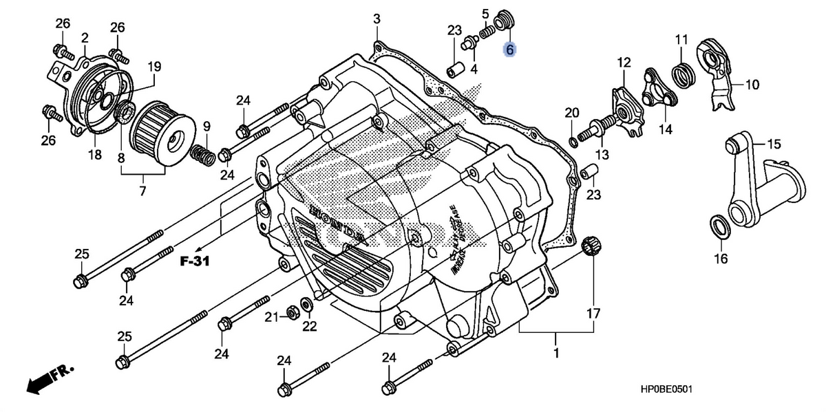 Honda OEM part 15235-HP0-A00