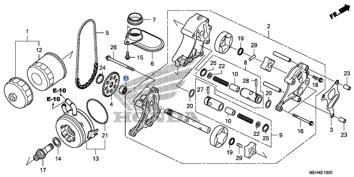 Honda OEM part 15237-MEH-000