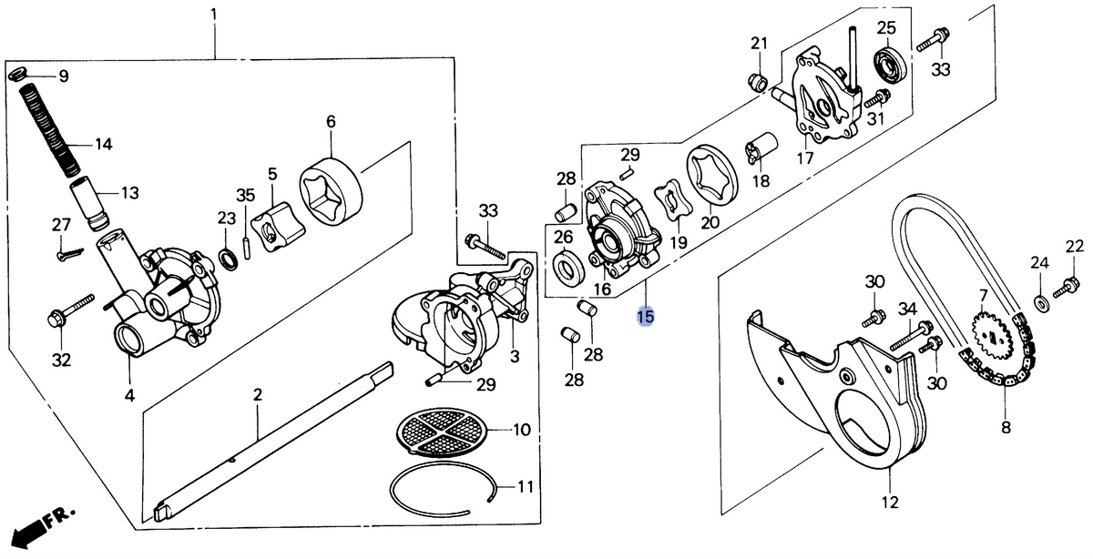 Honda OEM part 15240-MN5-000