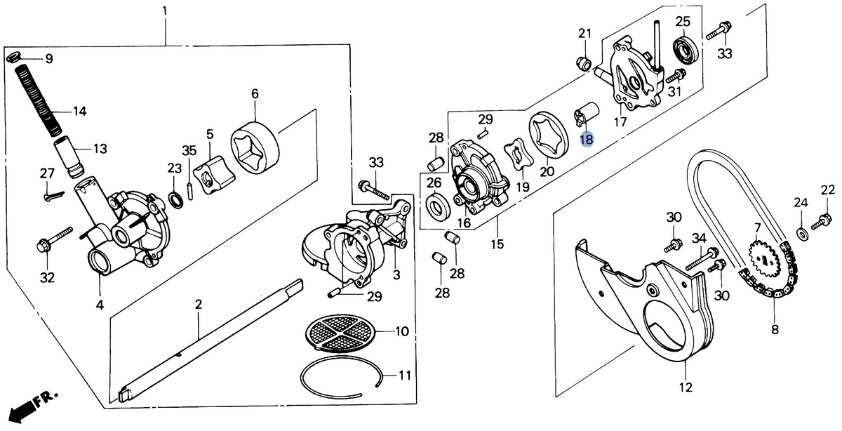 Honda OEM part 15243-MN5-000