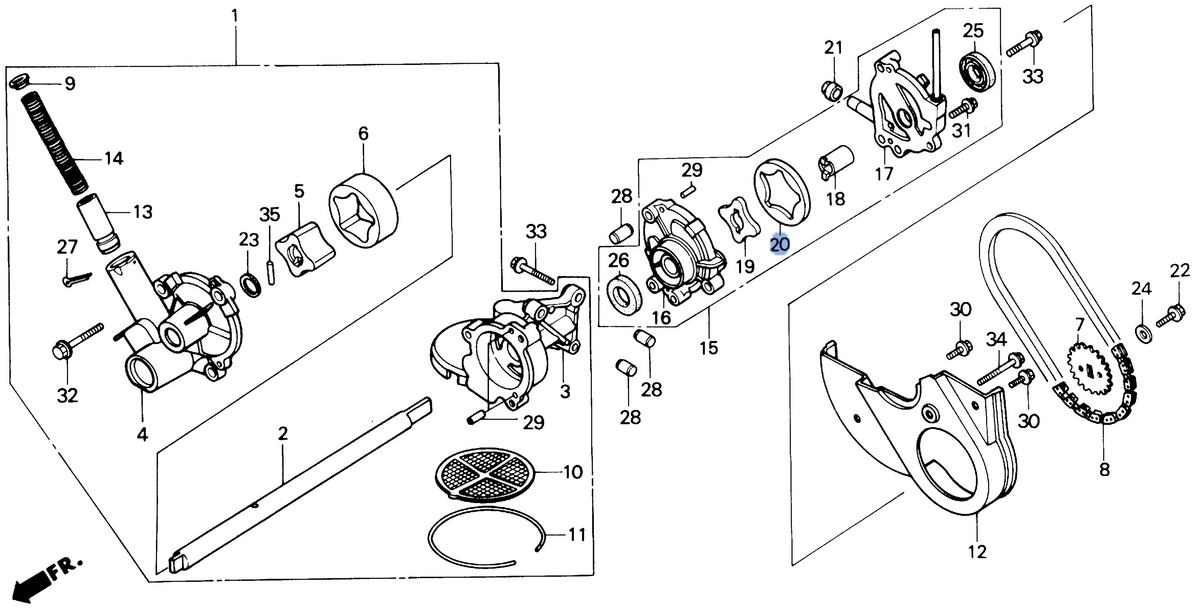 Honda OEM part 15245-MN5-000