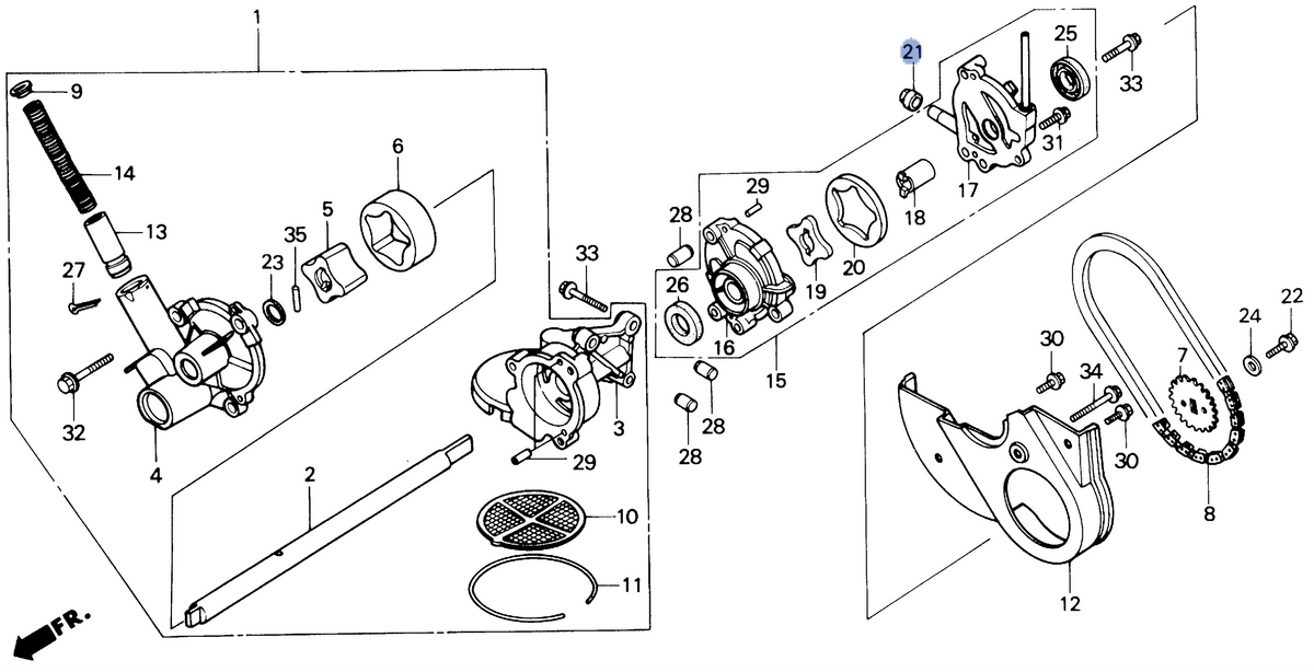 Honda OEM part 15247-MN5-000