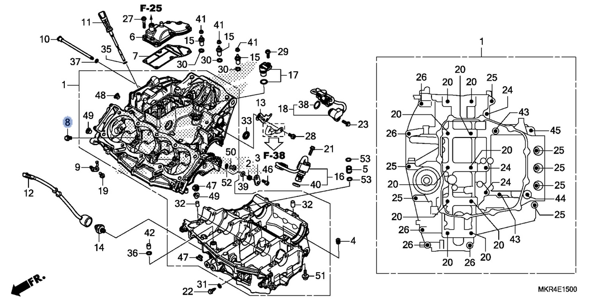 Honda OEM part 15290-6C1-A01