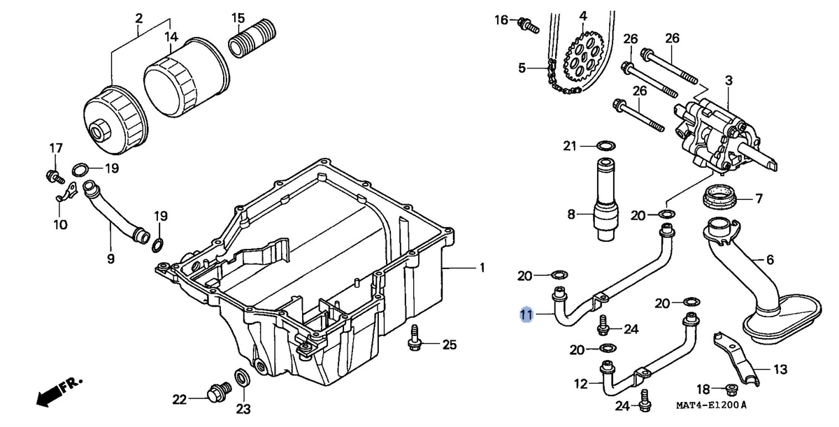 Honda OEM part 15310-MAT-000