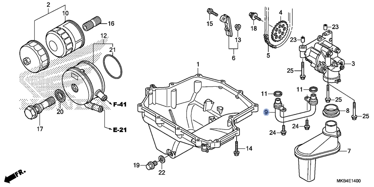 Honda OEM part 15310-MFL-000