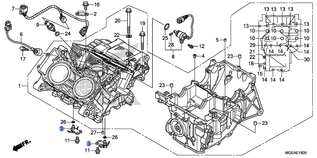 Honda OEM part 15310-MGE-000