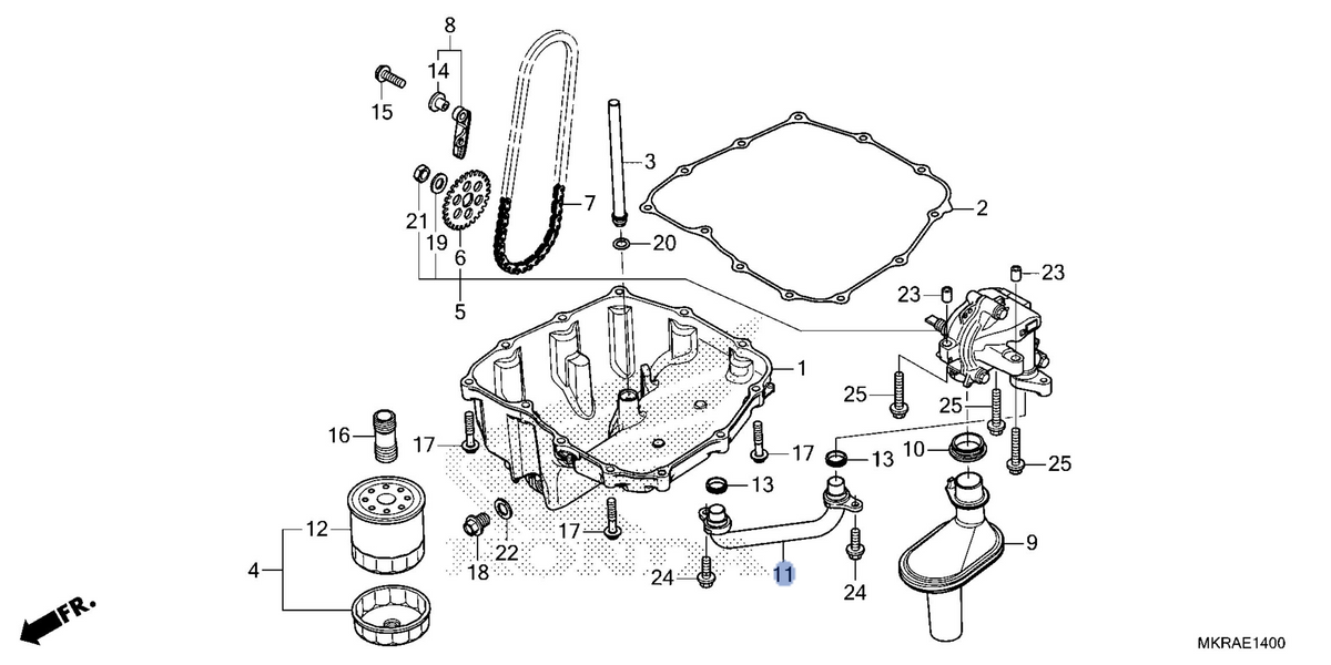 Honda OEM part 15310-MKR-D10