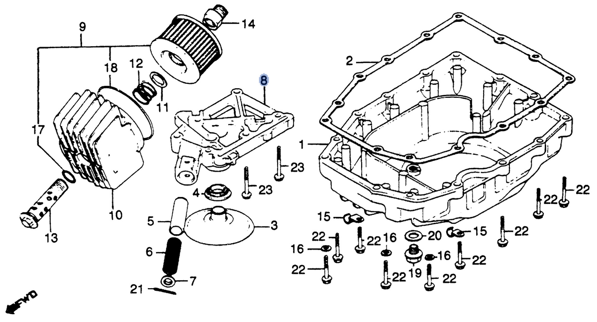 Honda OEM part 15311-425-305