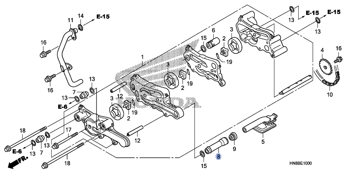 Honda OEM part 15311-HN8-000