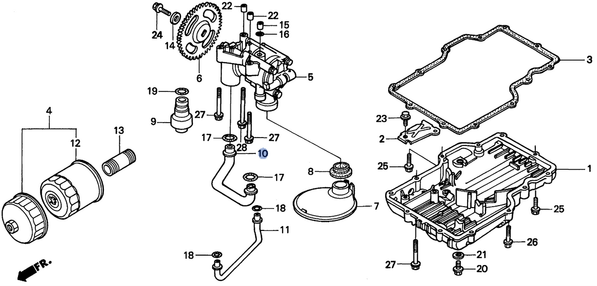 Honda OEM part 15311-MJ0-010