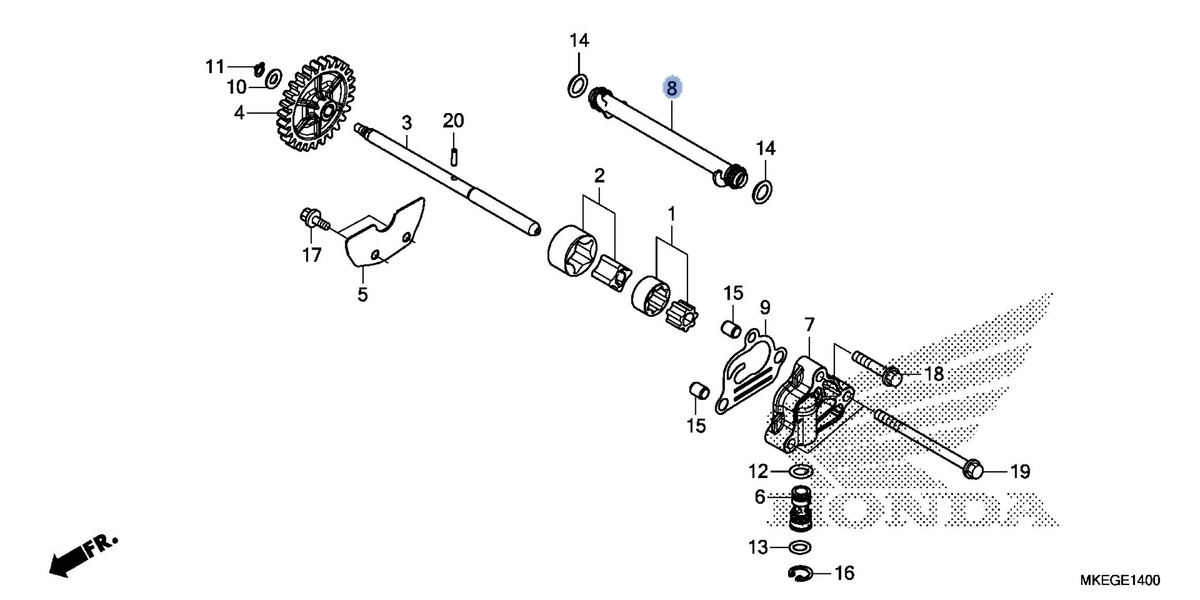 Honda OEM part 15311-MKE-A50