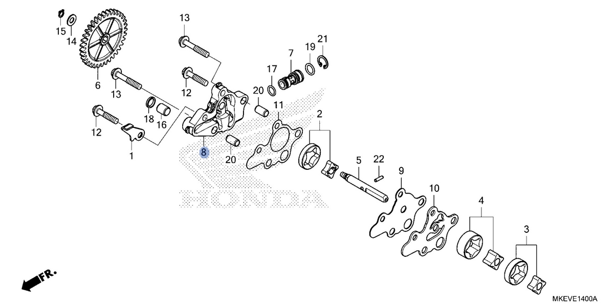 Honda OEM part 15311-MKE-B50