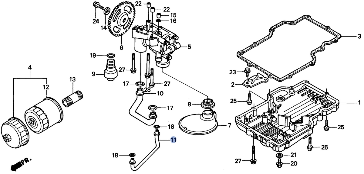 Honda OEM part 15312-MJ0-000