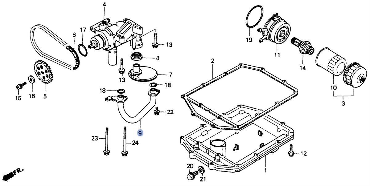 Honda OEM part 15313-MT3-000