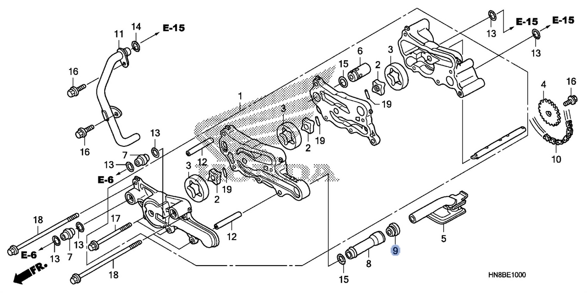 Honda OEM part 15315-HN8-000