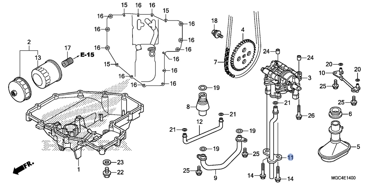 Honda OEM part 15315-MGC-000