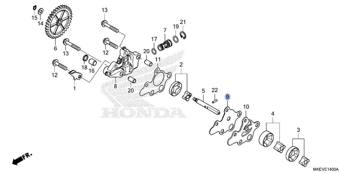 Honda OEM part 15315-MKE-B50