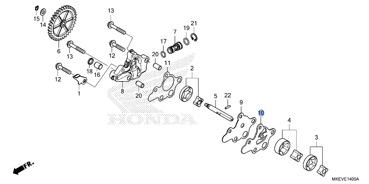 Honda OEM part 15316-MKE-B50