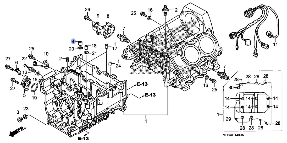 Honda OEM part 15326-KBV-000