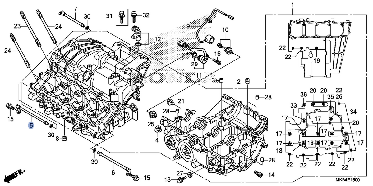 Honda OEM part 15330-MFL-000