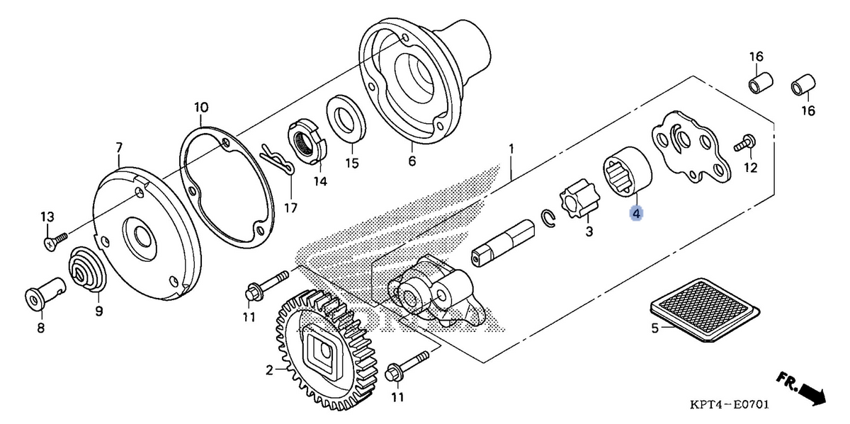 Honda OEM part 15332-KRM-840