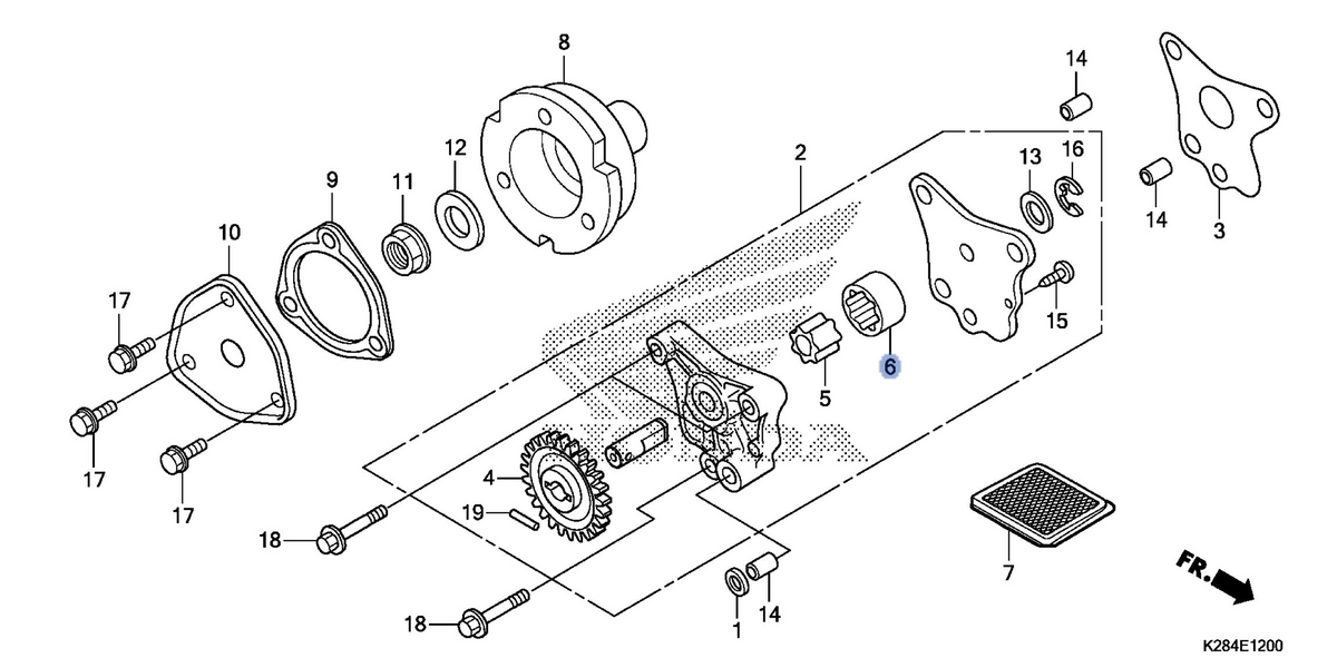 Honda OEM part 15332-KYY-900