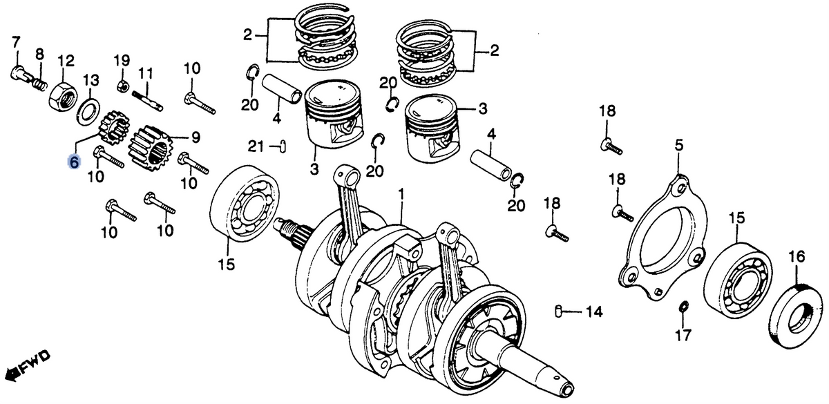 Honda OEM part 15335-KB4-670