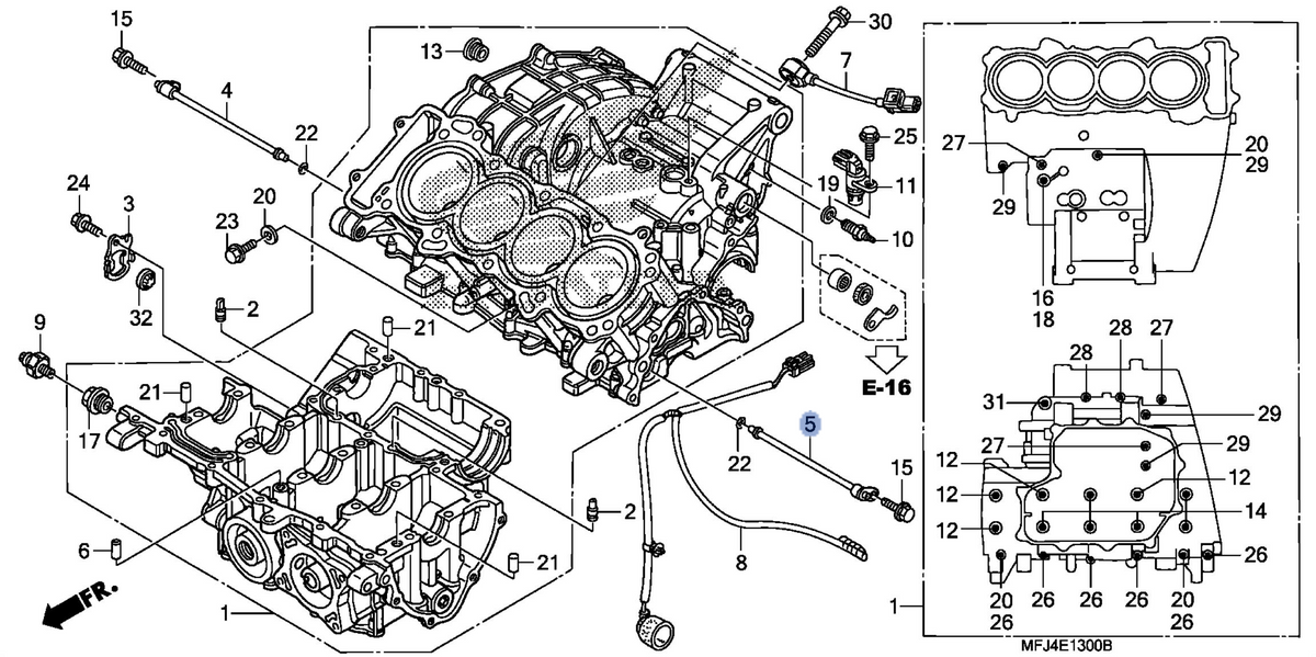 Honda OEM part 15340-MFJ-A40