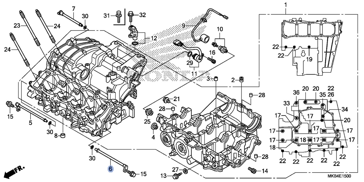 Honda OEM part 15340-MFL-000