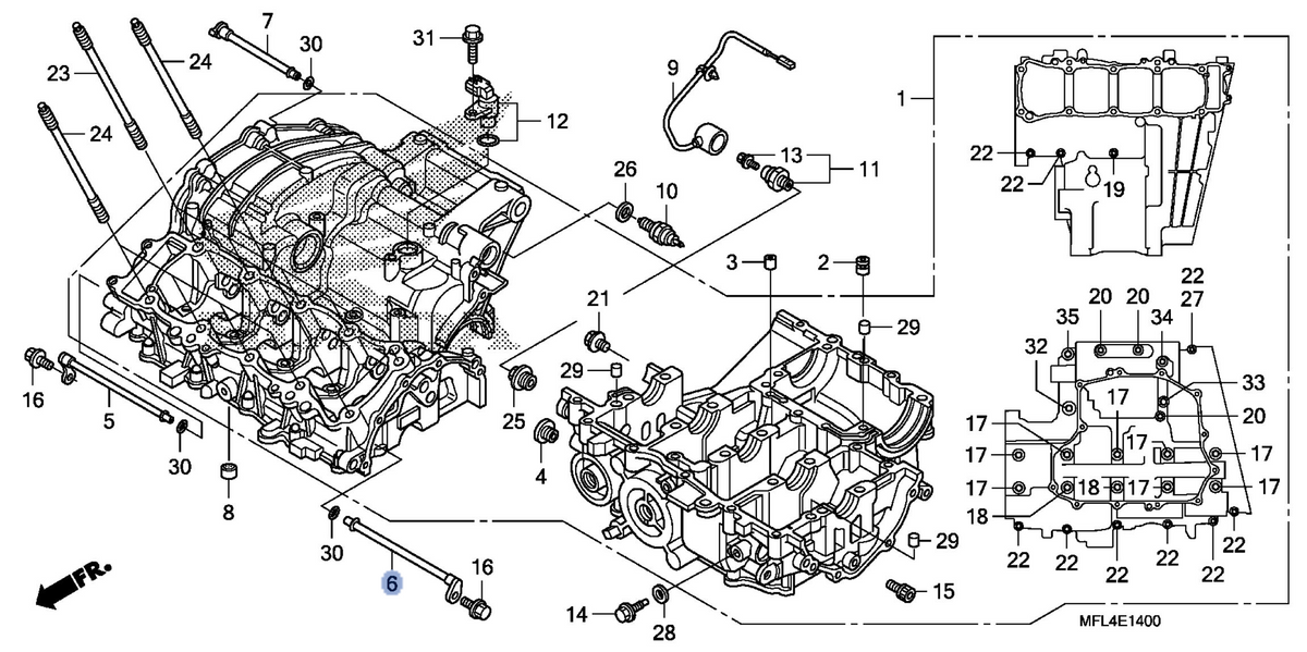 Honda OEM part 15340-MFL-A00
