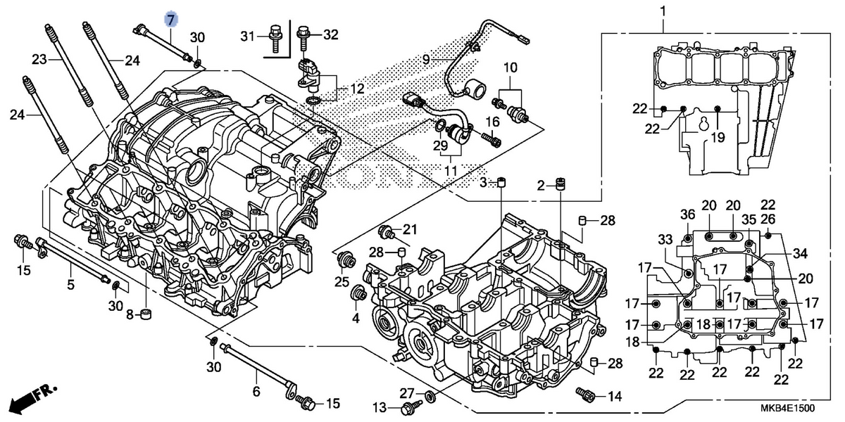 Honda OEM part 15350-MFL-000