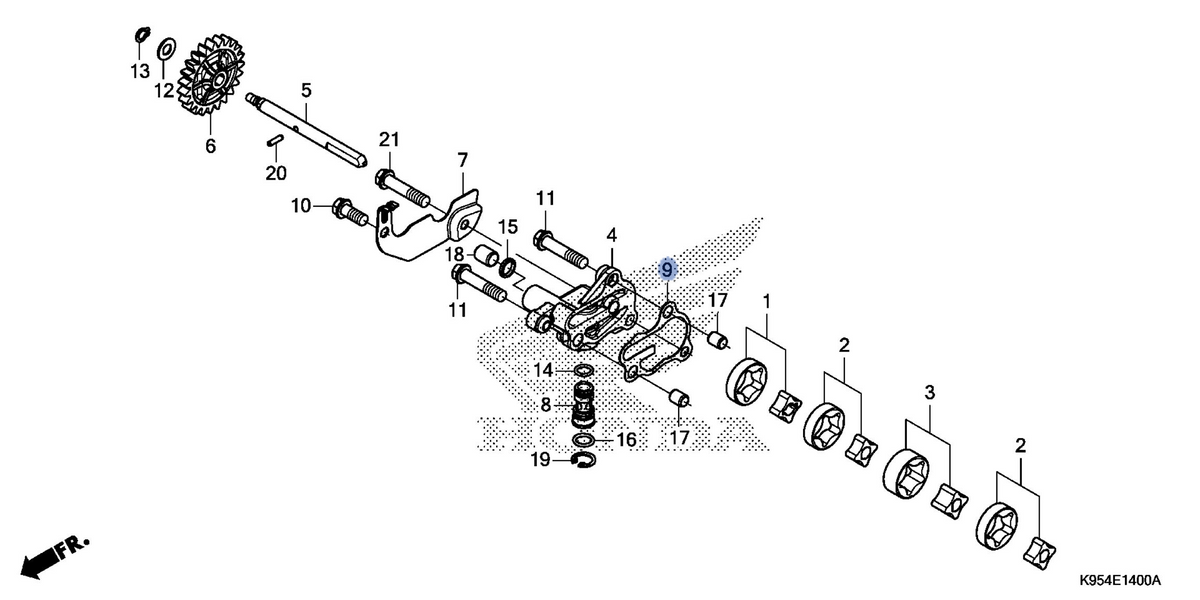 Honda OEM part 15351-K95-A21