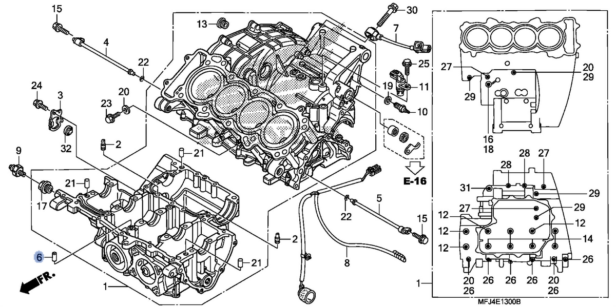 Honda OEM part 15351-MFJ-D00