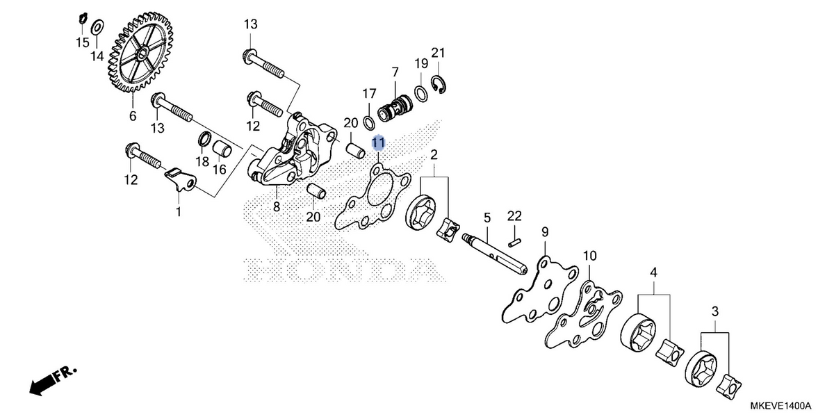 Honda OEM part 15351-MKE-B51