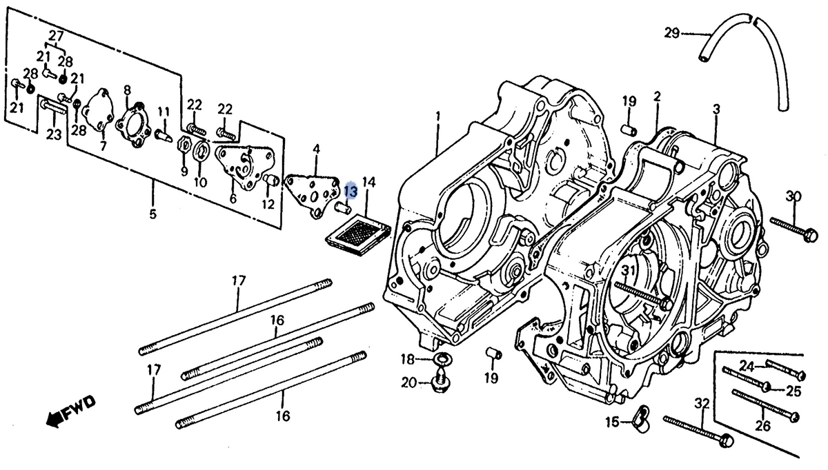 Honda OEM part 15384-178-000