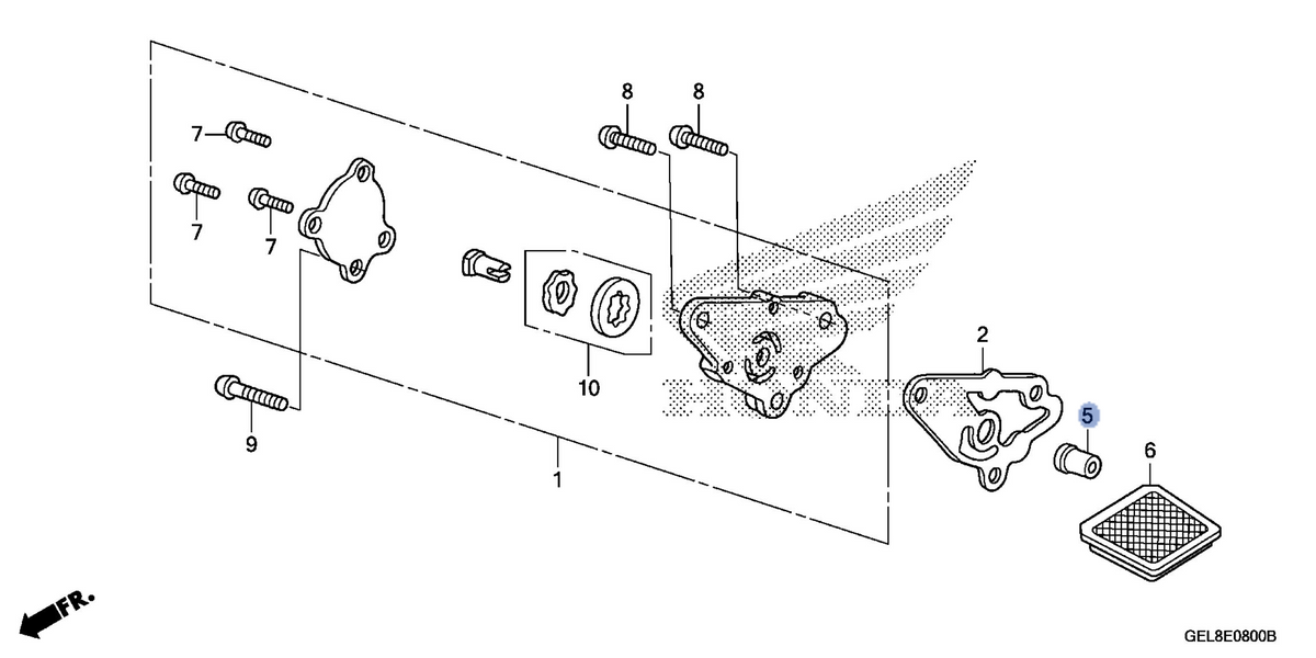 Honda OEM part 15384-GEL-A80